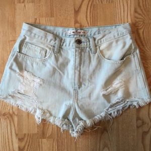 Hollister Co. High Waisted Denim Shorts